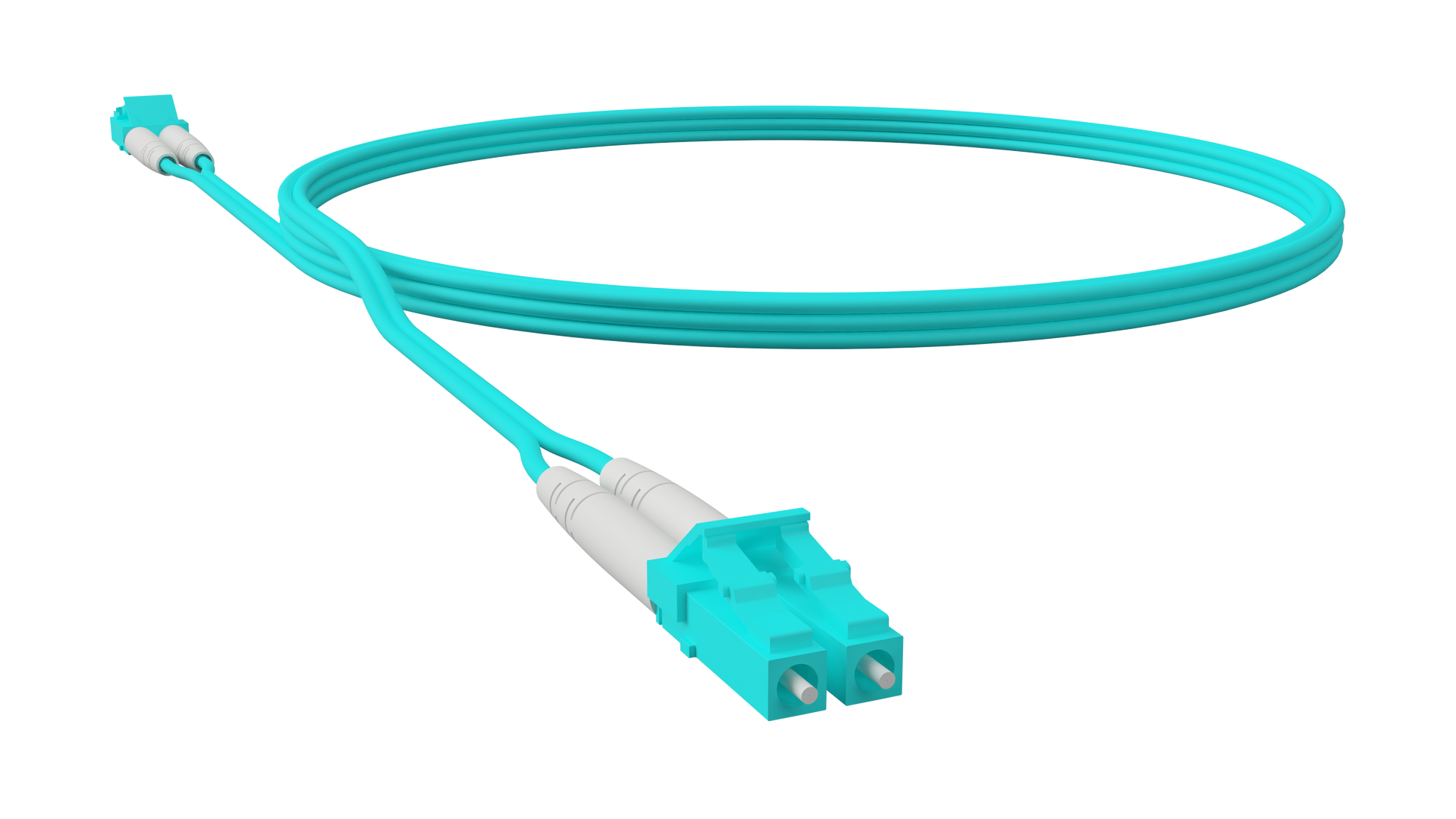 LC Duplex UPC to LC Duplex UPC, Multimode OM4, 2 Fiber, OFNP, Type A-B Cable